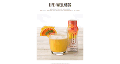 Desktop Screenshot of life-wellness.org