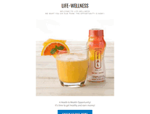 Tablet Screenshot of life-wellness.org